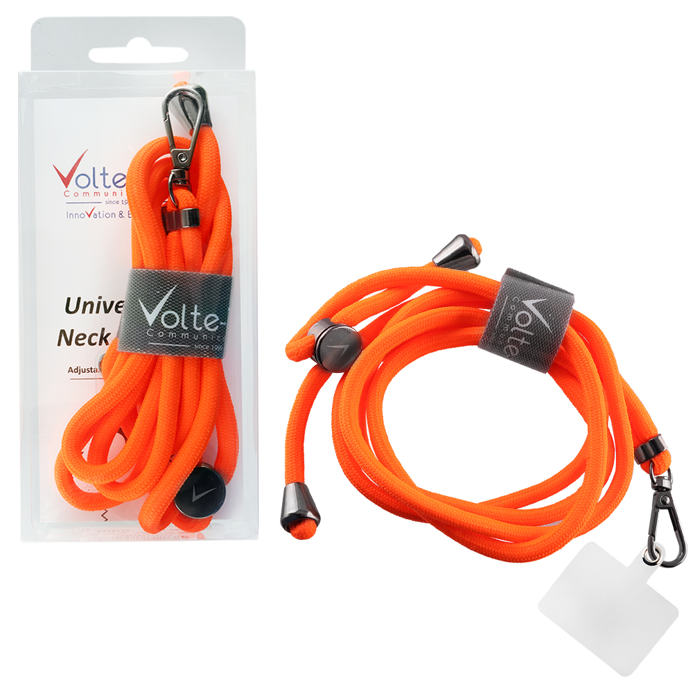 matshop.gr - VOLTE-TEL NECK STRAP - ΛΟΥΡΑΚΙ ΛΑΙΜΟΥ ΓΙΑ ΘΗΚΕΣ ΠΟΡΤΟΚΑΛΙ VT23