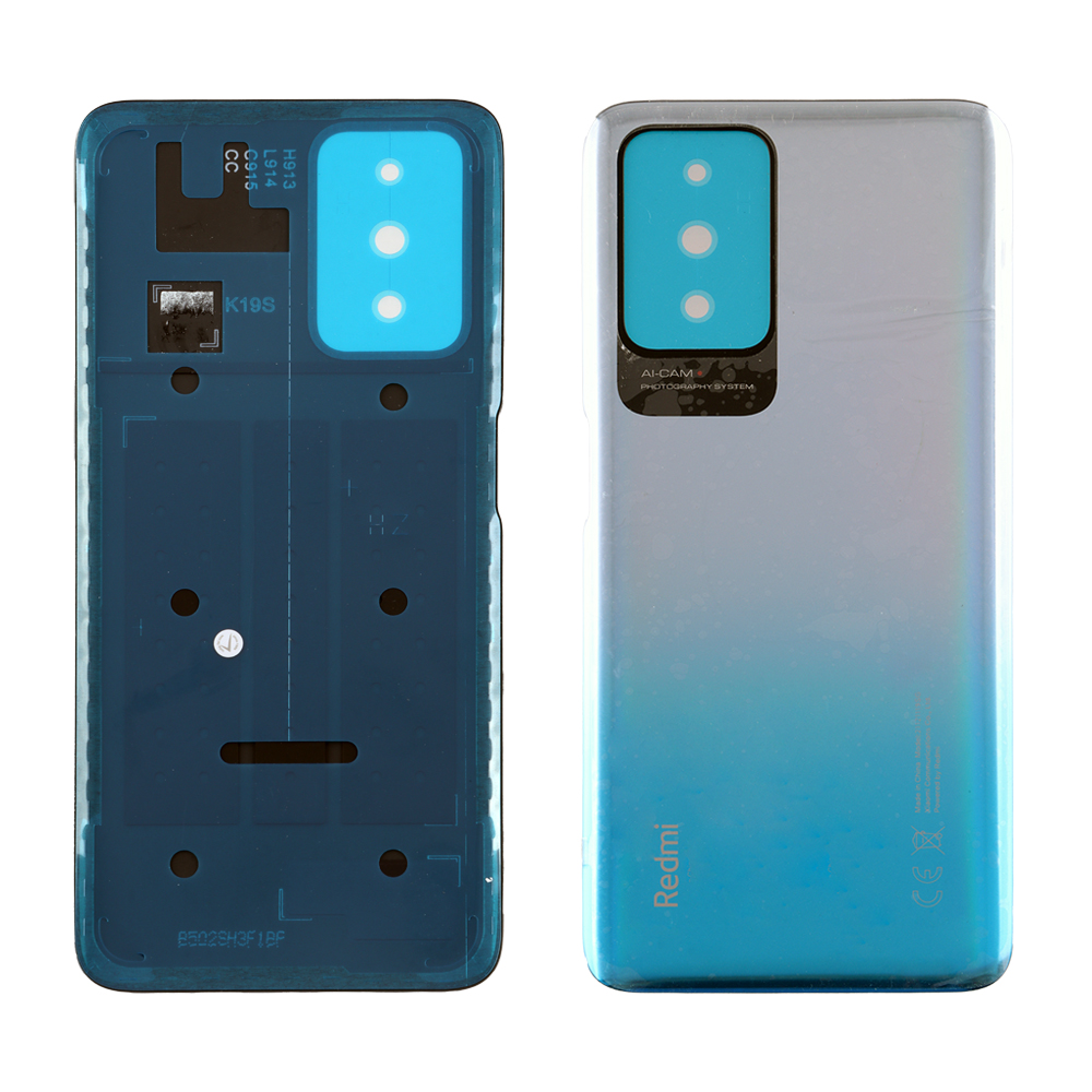matshop.gr - XIAOMI REDMI 10 BATTERY COVER ΜΕ ΑΥΤΟΚΟΛΛΗΤΗ ΤΑΙΝΙΑ ΑΔΙΑΒΡΟΧΟΠΟΙΗΣΗΣ BLUE