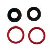 matshop.gr - IPHONE 13/13 MINI CAMERA LENS + RINGS SET 2 PCS RED 3P OR