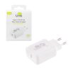 matshop.gr - LIME TYPE C PD 3.0 FAST TRAVEL QC 3.0 LTC25W 25W 5V 3.0A /9V 2.8A/12V 2.1A WHITE
