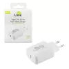 matshop.gr - LIME TYPE C PD 3.0 SUPER FAST TRAVEL QC 3.0 LTC30W 30W 5V 4.0A /9V  3.4A/12V 2.5A WHITE