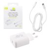 matshop.gr - LIME TYPE C PD 3.0 FAST TRAVEL QC 3.0 LTC25W 25W 3.0A  /9V+ ΦΟΡΤΙΣΗΣ-DATA LCC02 TYPE C TO TYPE C 35W WHITE
