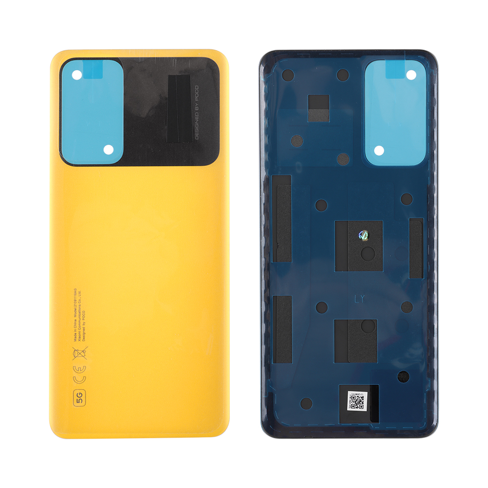 matshop.gr - XIAOMI POCO M4 PRO BATTERY COVER ΜΕ ΑΥΤΟΚΟΛΛΗΤΗ ΤΑΙΝΙΑ ΑΔΙΑΒΡΟΧΟΠΟΙΗΣΗΣ YELLOW 3P OR