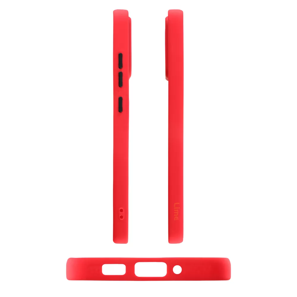 matshop.gr - LIME ΘΗΚΗ SAMSUNG A33 5G A336 6.4" HARDSHELL FUSION FULL CAMERA PROTECTION RED WITH BLACK KEYS
