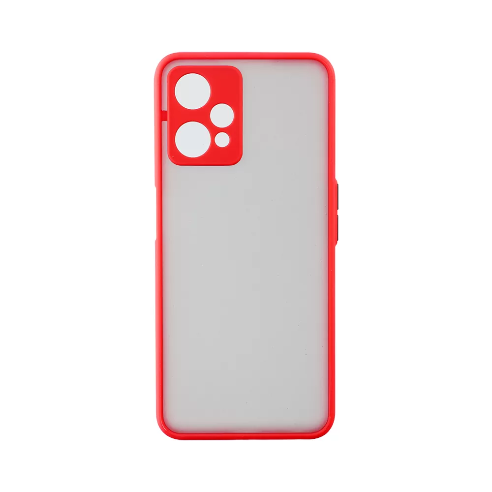 matshop.gr - LIME ΘΗΚΗ REALME 9 PRO PLUS/9 4G 6.4" HARDSHELL FUSION FULL CAMERA PROTECTION RED WITH BLACK KEYS