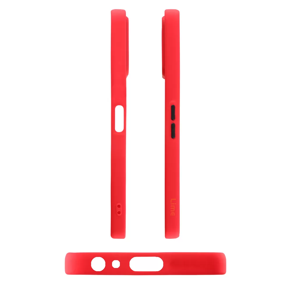 matshop.gr - LIME ΘΗΚΗ REALME C31 6.5" HARDSHELL FUSION FULL CAMERA PROTECTION RED WITH BLACK KEYS