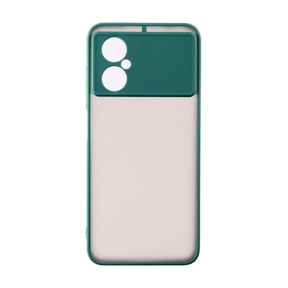 matshop.gr - LIME ΘΗΚΗ XIAOMI POCO M4 5G 6.58" HARDSHELL FUSION FULL CAMERA PROTECTION GREEN WITH YELLOW KEYS