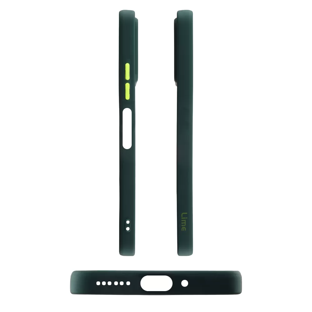 matshop.gr - LIME ΘΗΚΗ XIAOMI POCO M4 5G 6.58" HARDSHELL FUSION FULL CAMERA PROTECTION GREEN WITH YELLOW KEYS