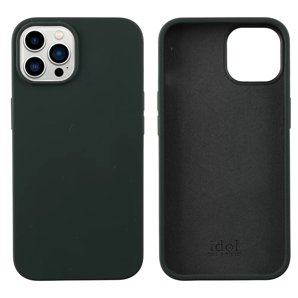 matshop.gr - IDOL 1991 ΘΗΚΗ IPHONE 14 6.1" VELVET ELITE TPU 4 SIDE CAMERA GUARD GREEN