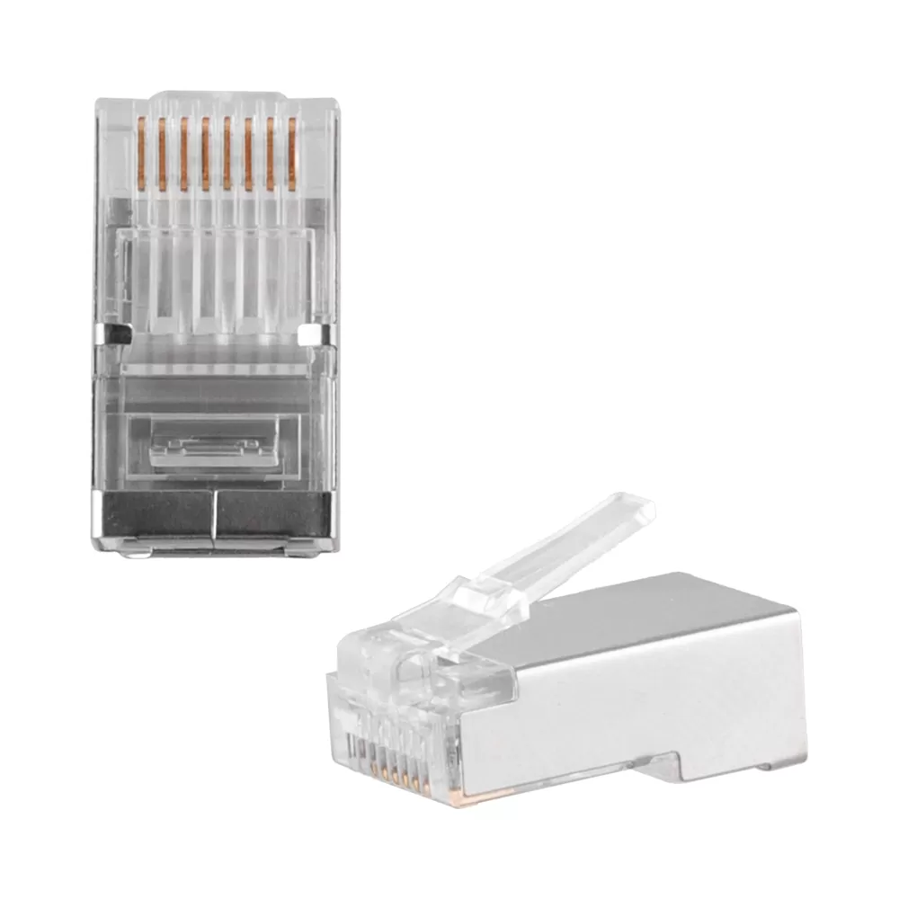 matshop.gr - VOLTE-TEL ΦΙΣ ΤΗΛΕΦΩΝΙΚΗΣ ΓΡΑΜΜΗΣ / ΔΙΚΤΥΟΥ RJ45 8P8C STP CAT C6A MALE 6+2 PIN ΜΕ ΜΕΤΑΛΛΙΚΗ ΑΣΠΙΔΑ ΓΙΑ ΣΤΡΟΓΓΥΛΑ ΚΑΛΩΔΙΑ