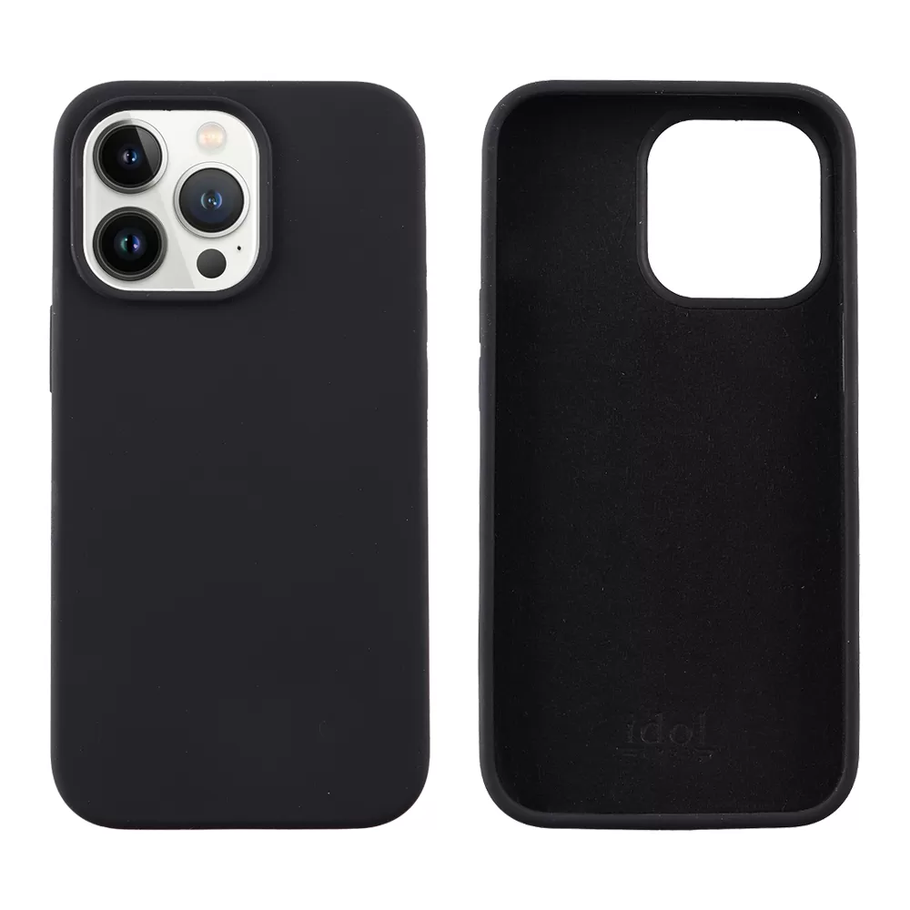 matshop.gr - IDOL 1991 ΘΗΚΗ IPHONE 13 MINI 5.4" VELVET ELITE TPU 4 SIDE CAMERA GUARD BLACK
