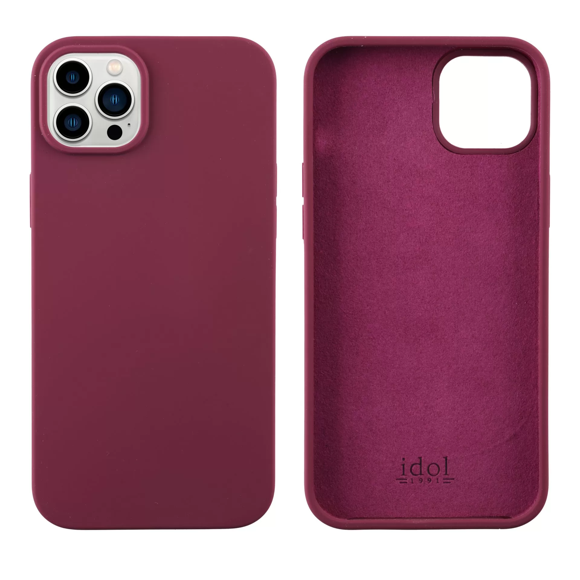 matshop.gr - IDOL 1991 ΘΗΚΗ IPHONE 14 PLUS 6.7" VELVET ELITE TPU 4 SIDE CAMERA GUARD BURGUNDY