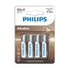 matshop.gr - PHILIPS ΑΛΚΑΛΙΚΕΣ ΜΠΑΤΑΡΙΕΣ LR06/SIZE AA 1.5V 4/BLISTER