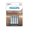 matshop.gr - PHILIPS ΑΛΚΑΛΙΚΕΣ ΜΠΑΤΑΡΙΕΣ LR03/SIZE AAA 1.5V 4/BLISTER