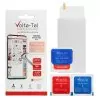 matshop.gr - VOLTE-TEL TEMPERED GLASS MOTOROLA MOTO E40 6.5" 9H 0.30mm 2.5D FULL GLUE