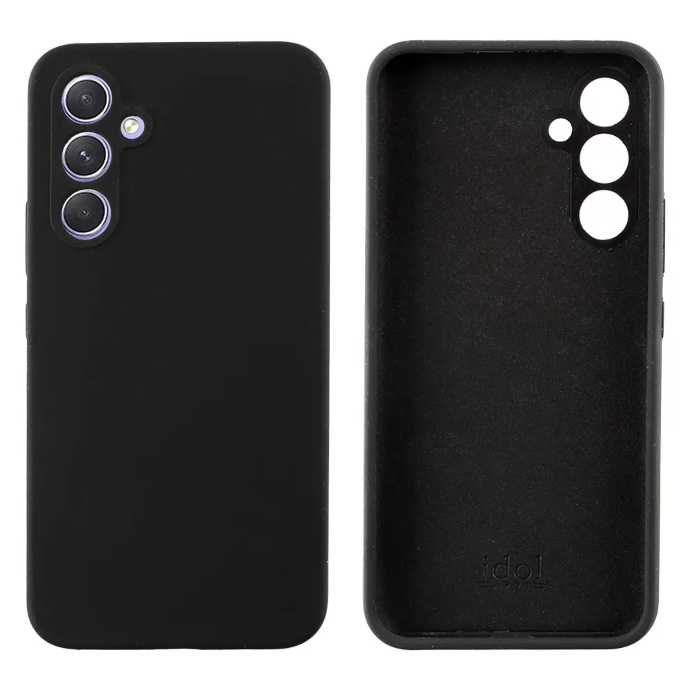 matshop.gr - IDOL 1991 ΘΗΚΗ SAMSUNG A54 5G A546 6.4" VELVET ELITE TPU 4 SIDE CAMERA GUARD BLACK
