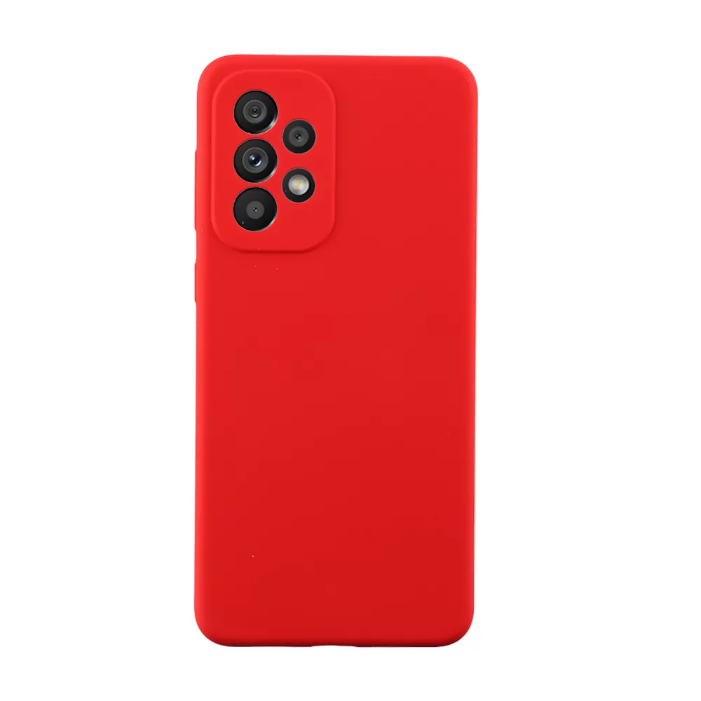 matshop.gr - IDOL 1991 ΘΗΚΗ SAMSUNG A33 5G A336 6.4" VELVET ELITE TPU 4 SIDE CAMERA GUARD RED