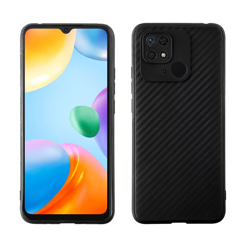 matshop.gr - VOLTE-TEL ΘΗΚΗ XIAOMI REDMI 10C/REDMI 10 POWER 6.71" CARBON CAMERA PROTECTIVE BLACK