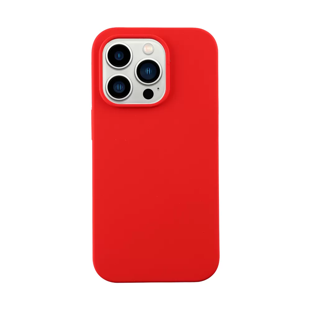 matshop.gr - IDOL 1991 ΘΗΚΗ IPHONE 14 6.1" VELVET ELITE TPU 4 SIDE CAMERA GUARD RED