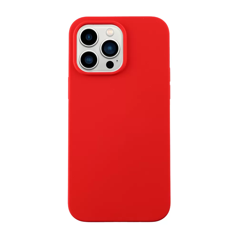 matshop.gr - IDOL 1991 ΘΗΚΗ IPHONE 14 PRO MAX 6.7" VELVET ELITE TPU 4 SIDE CAMERA GUARD RED