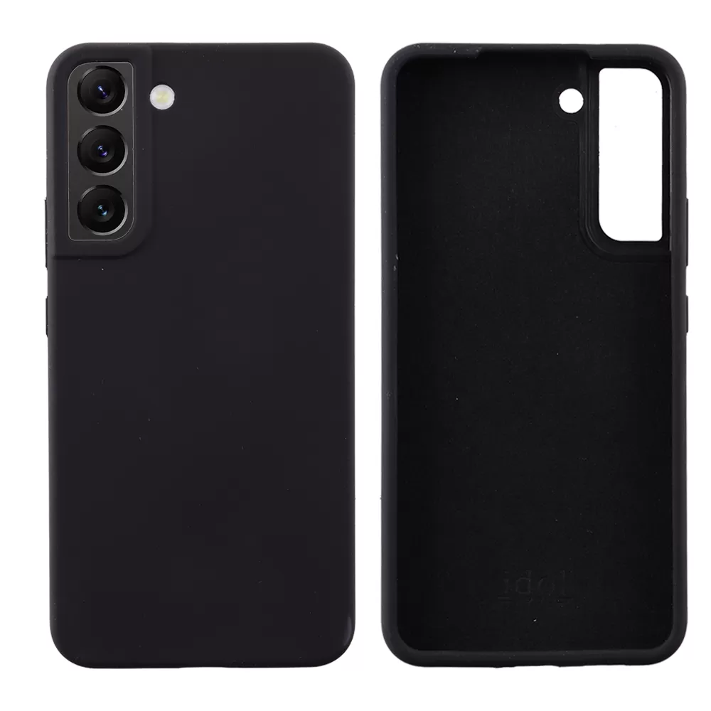 matshop.gr - IDOL 1991 ΘΗΚΗ SAMSUNG S22 PLUS 5G S906 6.6" VELVET ELITE TPU 4 SIDE CAMERA GUARD BLACK
