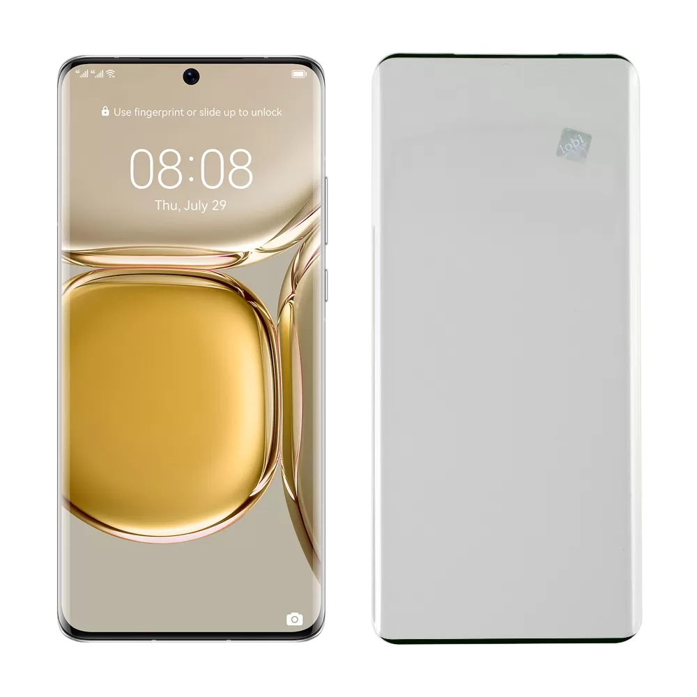 matshop.gr - IDOL 1991 TEMPERED GLASS HUAWEI P50 PRO 6.6" 9H 0.30mm 3D EDGE GLUE SEMI CURVED BLACK