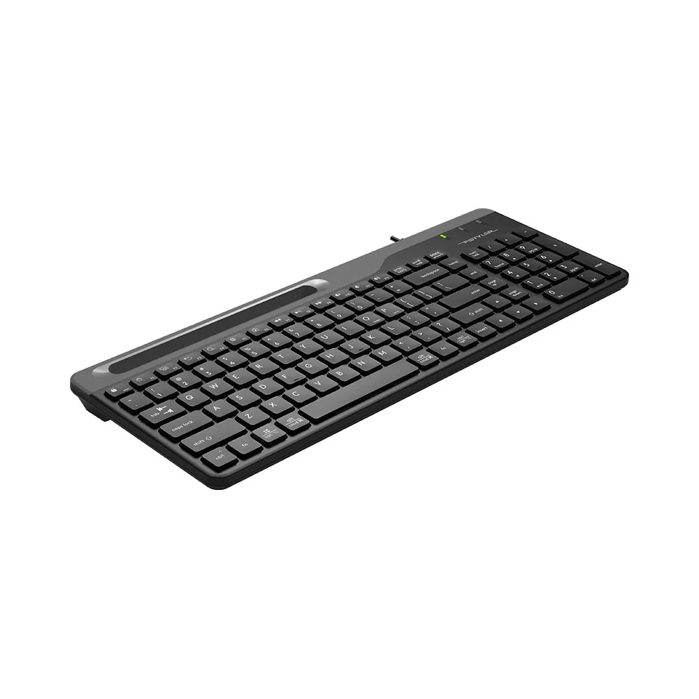matshop.gr - A4 TECH FSTYLER ΕΝΣΥΡΜΑΤΟ ΠΛΗΚΤΡΟΛΟΓΙΟ Η/Υ USB FK25 EN/GR WIRED KEYBOARD ULTRA SLIM BLACK GR