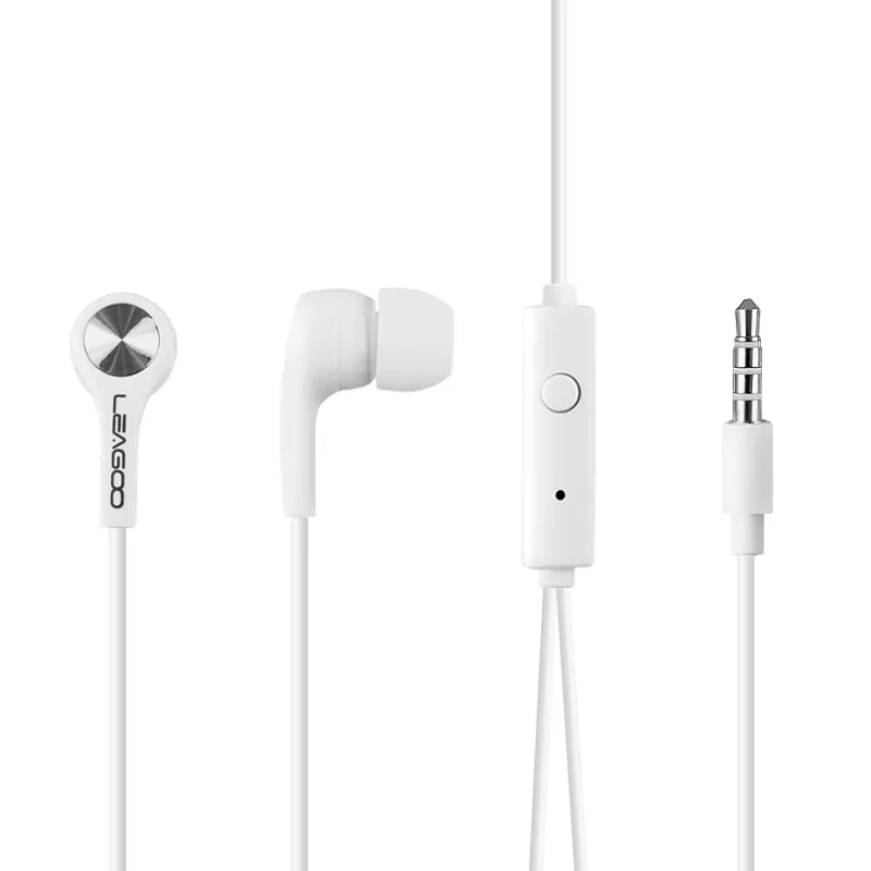 matshop.gr - HANDS FREE STEREO LEAGOO ELITE 4 WHITE BULK OR