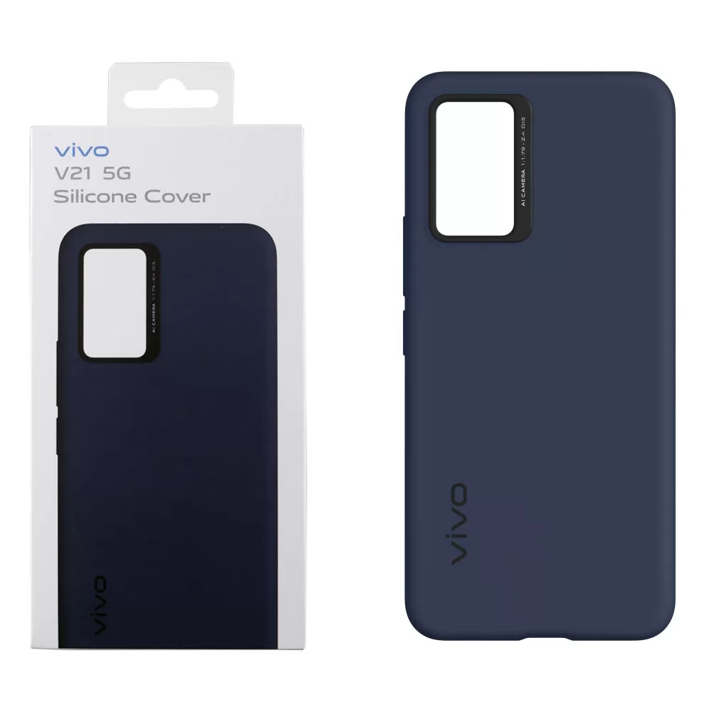 matshop.gr - ΘΗΚΗ VIVO V21 5G SILICONE COVER 57983111868 DARK BLUE PACKING OR