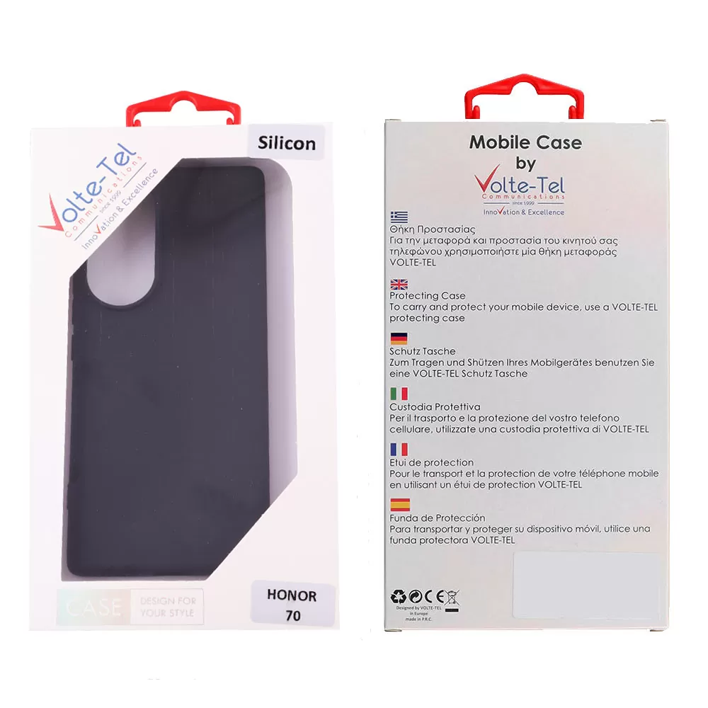 matshop.gr - VOLTE-TEL ΘΗΚΗ HONOR 70 6.67" SILICON TPU BLACK