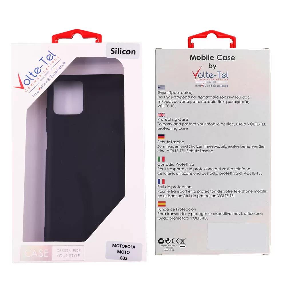 matshop.gr - VOLTE-TEL ΘΗΚΗ MOTOROLA MOTO G32 6.5" SILICON TPU BLACK