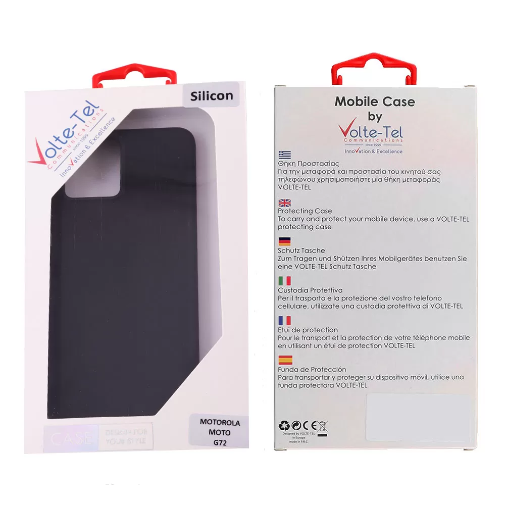 matshop.gr - VOLTE-TEL ΘΗΚΗ MOTOROLA MOTO G72 6.6" SILICON TPU BLACK