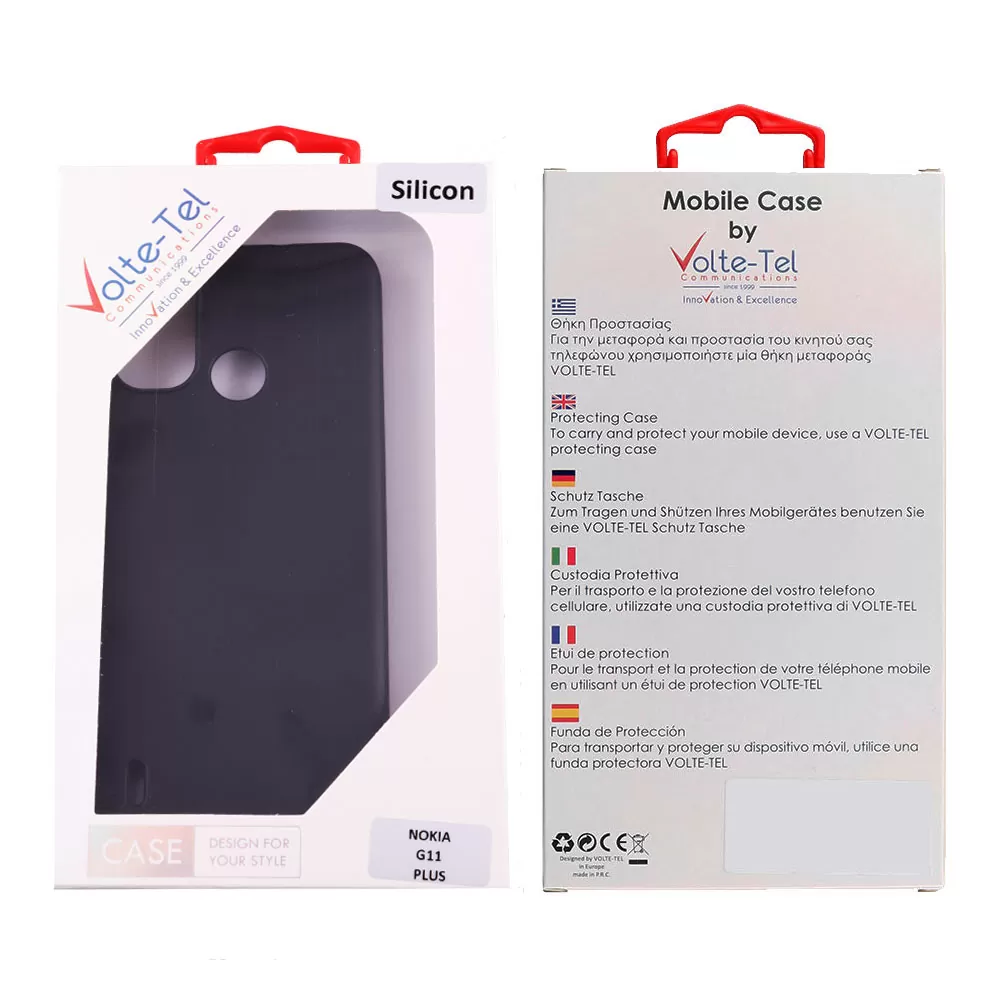 matshop.gr - VOLTE-TEL ΘΗΚΗ NOKIA G11 PLUS 6.52" SILICON TPU FULL CAMERA PROTECTION BLACK