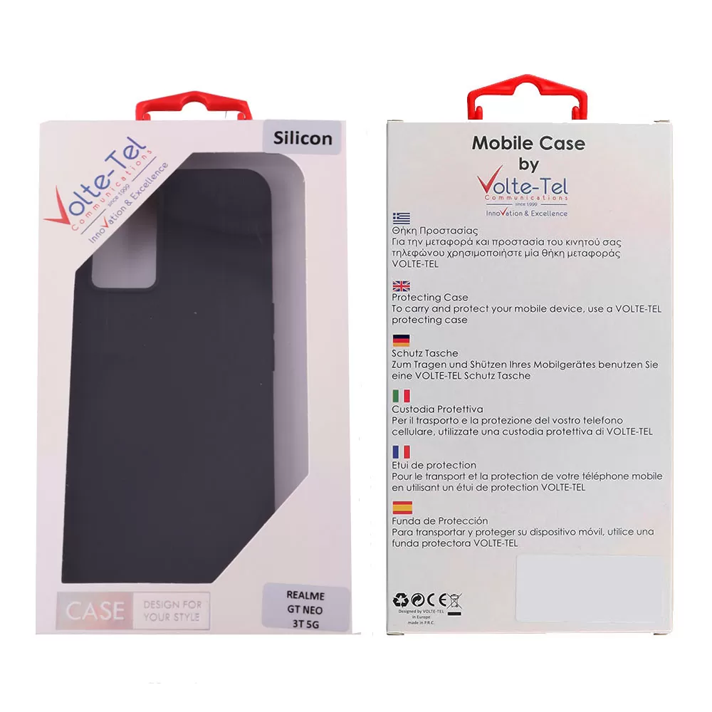 matshop.gr - VOLTE-TEL ΘΗΚΗ REALME GT NEO 3T 5G 6.62" SILICON TPU FULL CAMERA PROTECTION BLACK