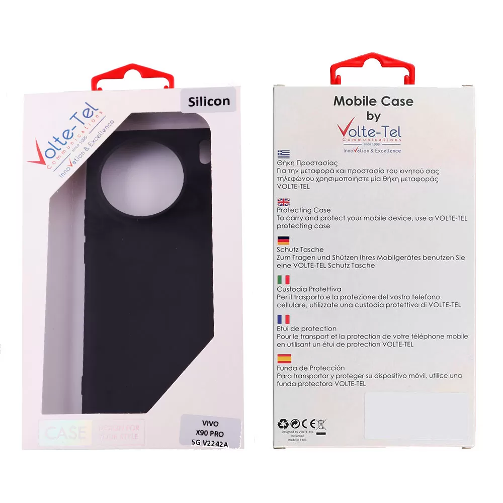 matshop.gr - VOLTE-TEL ΘΗΚΗ VIVO X90 PRO 5G V2242A 6.78" SILICON TPU CAMERA GUARD BLACK