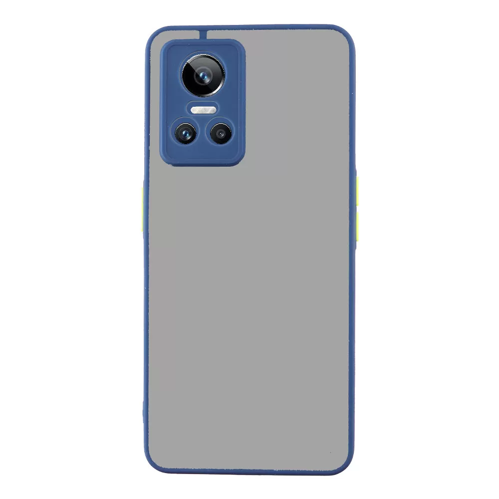 matshop.gr - LIME ΘΗΚΗ REALME GT NEO 3 5G 6.7" HARDSHELL FUSION FULL CAMERA PROTECTION BLUE WITH YELLOW KEYS