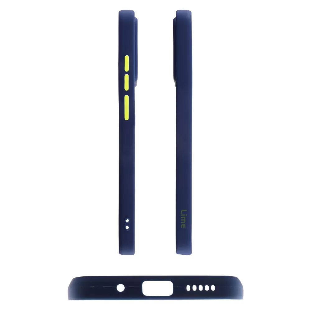 matshop.gr - LIME ΘΗΚΗ XIAOMI REDMI 10C/REDMI 10 POWER 6.71" HARDSHELL FUSION FULL CAMERA PROTECTION BLUE WITH YELLOW KEYS
