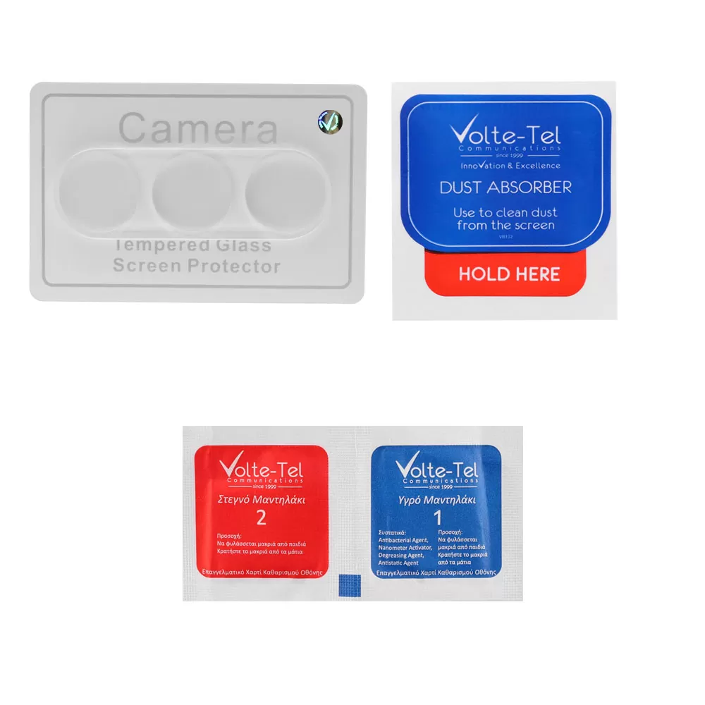 matshop.gr - VOLTE-TEL TEMPERED GLASS SAMSUNG A14 4G A145/A145G A146 6.6" 9H 0.30mm FOR CAMERA