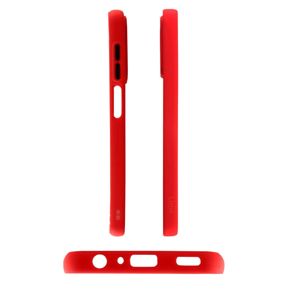 matshop.gr - LIME ΘΗΚΗ SAMSUNG A04 A045/M13 5G M136 6.5" HARDSHELL FUSION FULL CAMERA PROTECTION RED WITH BLACK KEYS