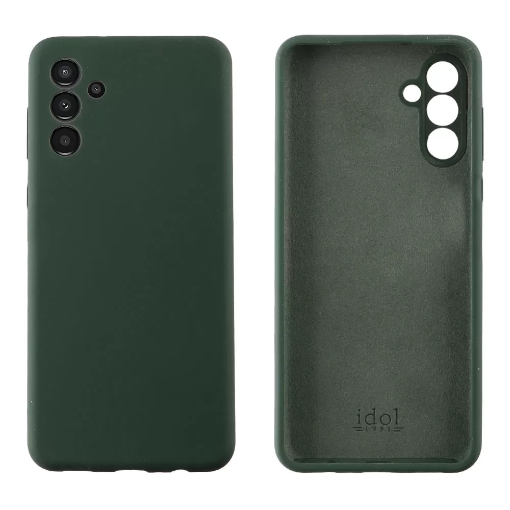 matshop.gr - IDOL 1991 ΘΗΚΗ SAMSUNG A34 5G A346 6.6" VELVET ELITE TPU 4 SIDE CAMERA GUARD DARK GREEN