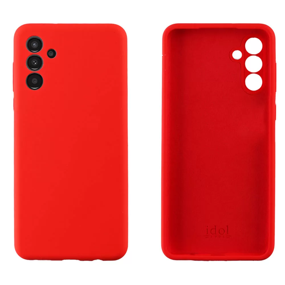 matshop.gr - IDOL 1991 ΘΗΚΗ SAMSUNG A34 5G A346 6.6" VELVET ELITE TPU 4 SIDE CAMERA GUARD RED