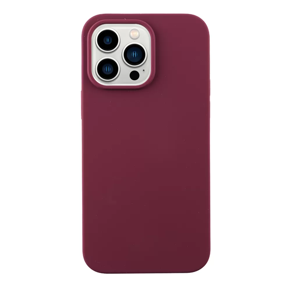 matshop.gr - IDOL 1991 ΘΗΚΗ IPHONE 14 PRO MAX 6.7" VELVET ELITE TPU 4 SIDE CAMERA GUARD BURGUNDY
