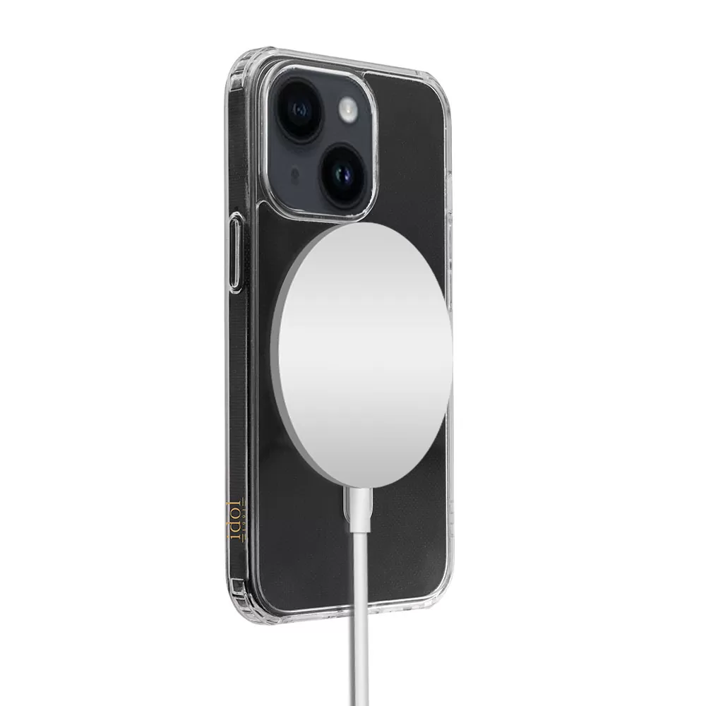 matshop.gr - IDOL 1991 ΘΗΚΗ IPHONE 14 PLUS 6.7" MAGSAFE ANTISHOCK CLEAR AIR BACK COVER TPU CAMERA GUARD ΔΙΑΦΑΝΗ