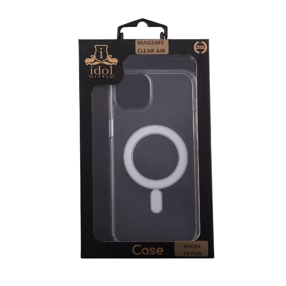 matshop.gr - IDOL 1991 ΘΗΚΗ IPHONE 14 PLUS 6.7" MAGSAFE ANTISHOCK CLEAR AIR BACK COVER TPU CAMERA GUARD ΔΙΑΦΑΝΗ