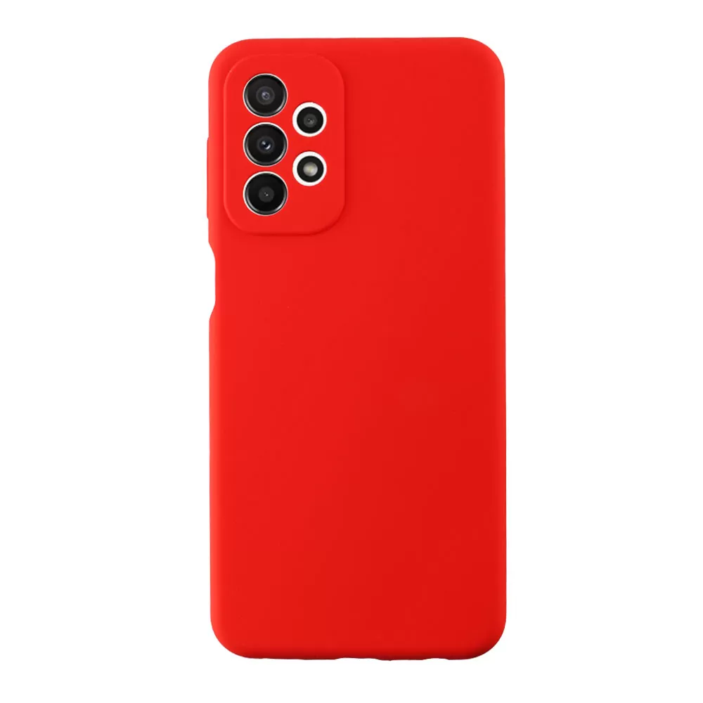 matshop.gr - IDOL 1991 ΘΗΚΗ SAMSUNG A23 4G A235/A23 5G A236 6.6" VELVET ELITE TPU 4 SIDE FULL CAMERA PROTECTION RED