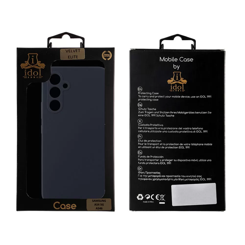 matshop.gr - IDOL 1991 ΘΗΚΗ SAMSUNG A54 5G A546 6.4" VELVET ELITE TPU 4 SIDE FULL CAMERA PROTECTION BLUE