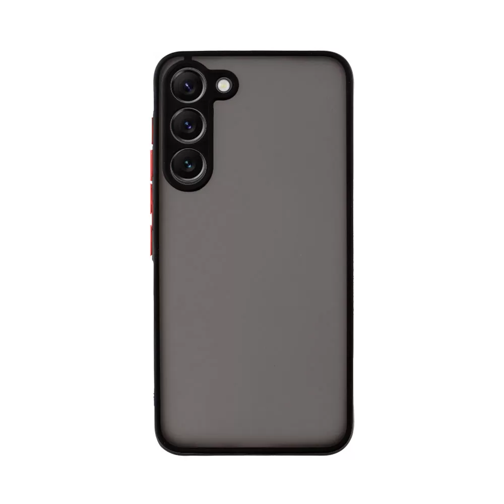 matshop.gr - LIME ΘΗΚΗ SAMSUNG S23 PLUS 5G S916 6.6" HARDSHELL FUSION FULL CAMERA PROTECTION BLACK WITH RED KEYS