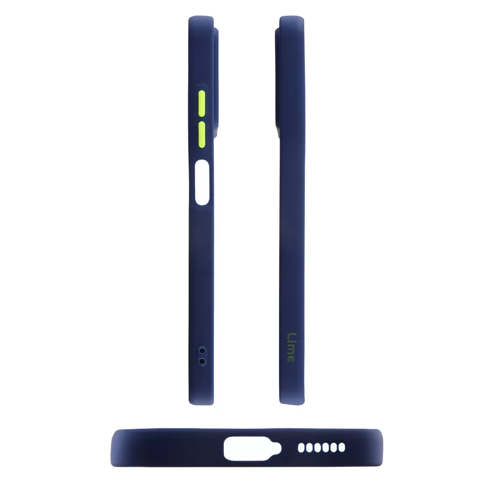 matshop.gr - LIME ΘΗΚΗ SAMSUNG S23 PLUS 5G S916 6.6" HARDSHELL FUSION FULL CAMERA PROTECTION BLUE WITH YELLOW KEYS