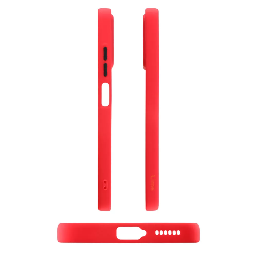 matshop.gr - LIME ΘΗΚΗ SAMSUNG S23 ULTRA 5G S918 6.8" HARDSHELL FUSION FULL CAMERA PROTECTION RED WITH BLACK KEYS