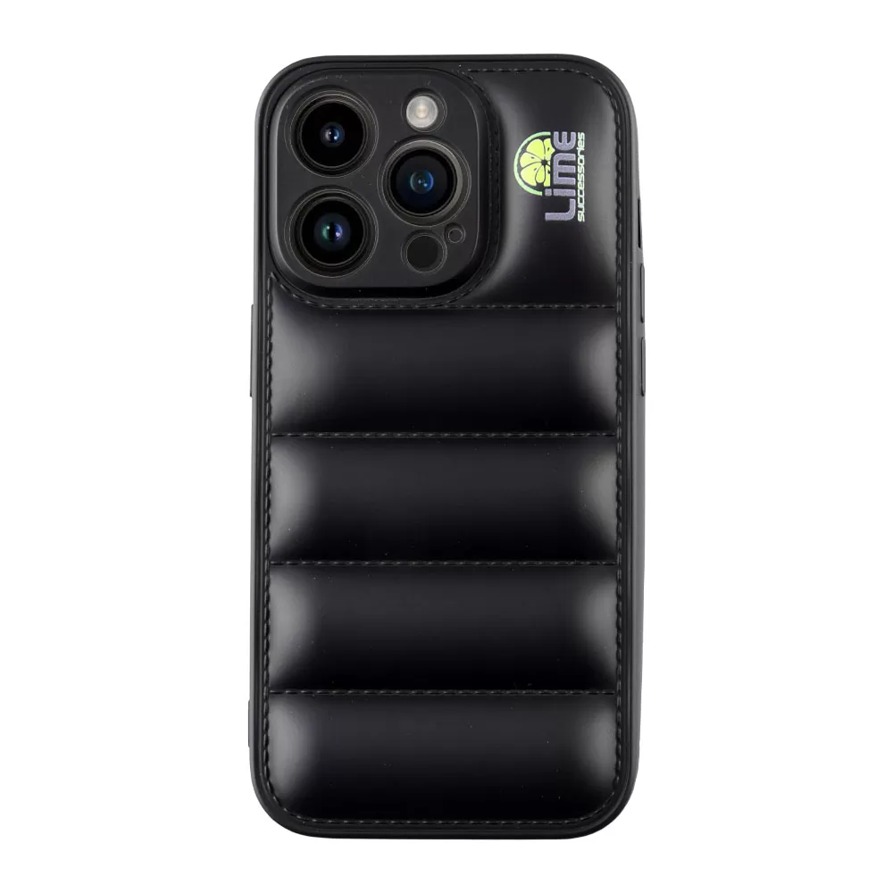 matshop.gr - LIME ΘΗΚΗ IPHONE 11 PRO 5.8" BUMPY PUFFER TPU FULL CAMERA PROTECTION BLACK